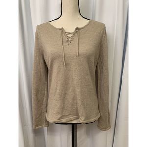 Talbots Brown Merino Wool Sweater